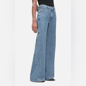 FRAME DENIM Le Baggy Palazzo Low Rise Wide Leg New With Tags Size 31 New